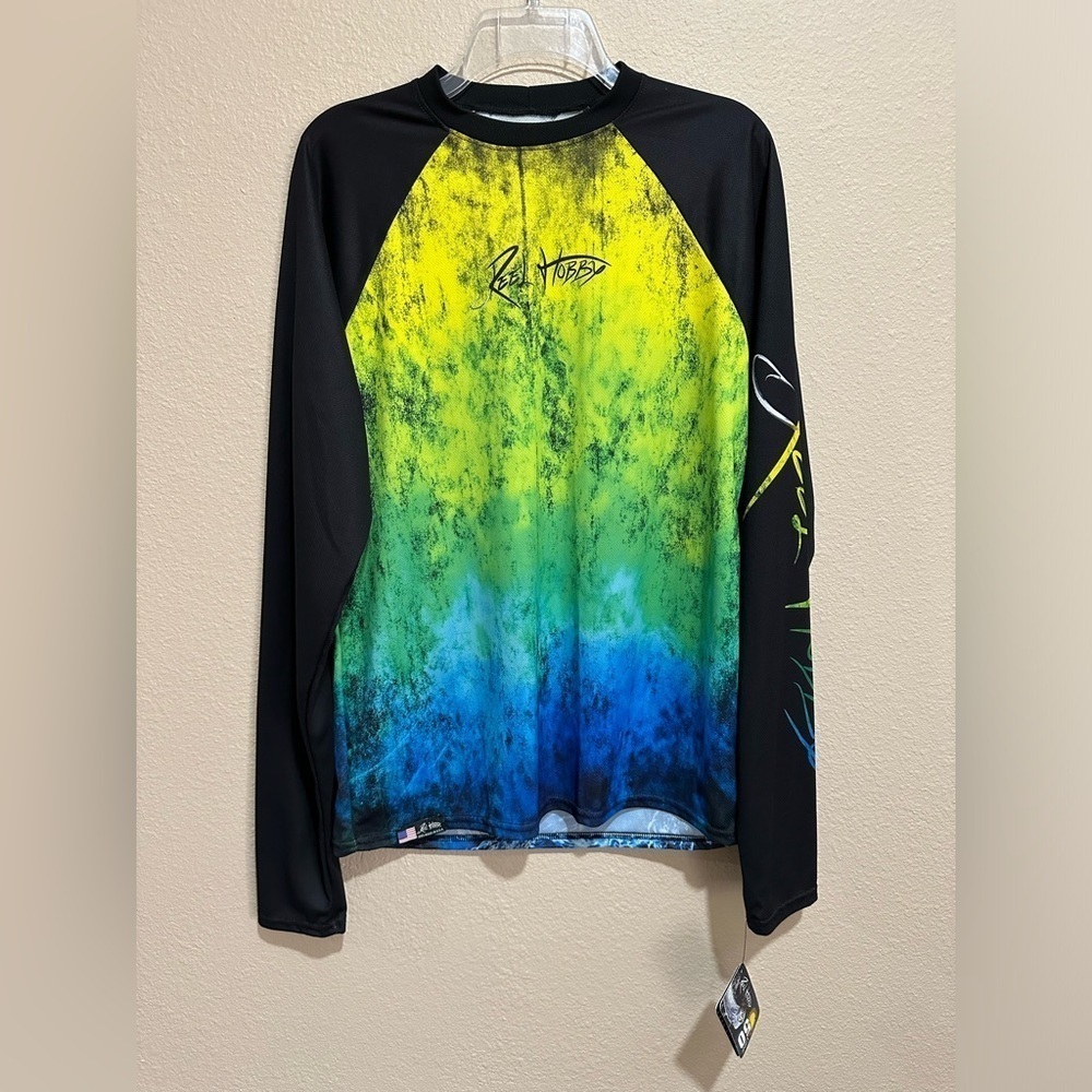 REEL HOBBY Unisex Mahi Mahi Fishing Shirt, Size M, NWT